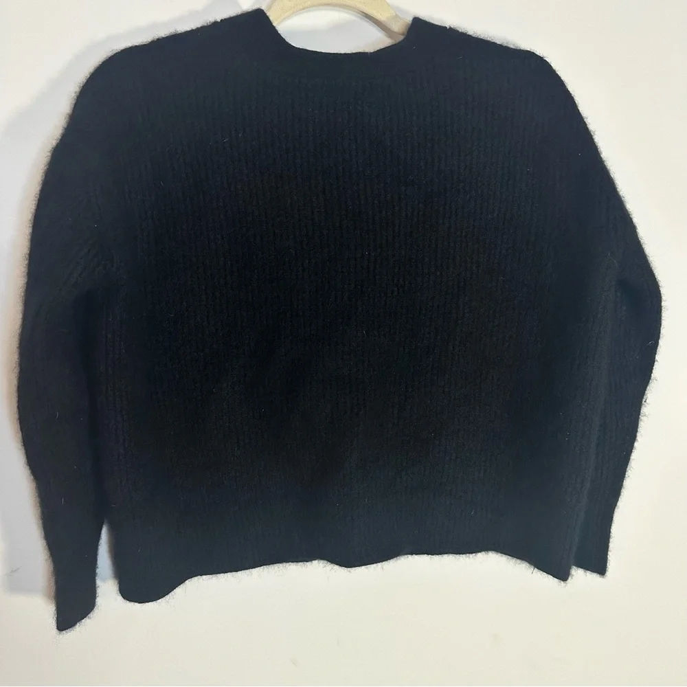 Quince 100% Cashmere Black Button Front Cardigan Sweater S - Picture 11 of 16